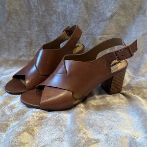 Clark’s Brown Leather Sandals